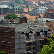 Stilladser anvendt til tagdækning
